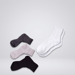 ถุงเท้าข้อสั้นแบบสปอร์ต Wonsox สำหรับผู้ชาย ผลิตจากผ้าฝ้ายผสม ใส่ได้ทุกวัน สวมใส่สบาย พร้อมเทคโนโลยีการพอดีเท้า 90 องศา และแถบยางยืดสองชั้น - Product Image 1