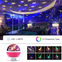 Veilleuse projecteur d'étoiles pour enfants