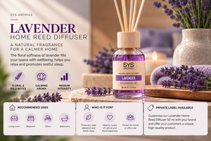 Diffusore di Aromi alla Lavanda con Etichetta Privata 50ml OEM |   Fragranza Floreale Rilassante per la Casa |   Prodotto in Spagna UE - Product Image 3
