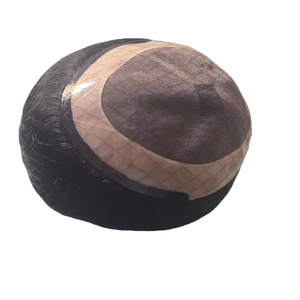 Peluca india con ondas de agua de alta calidad de Taz Hair para hombres, sistema de tupé de Base Mono suave hecho en Bangladesh, estilo de onda profunda suelta - Product Image 1