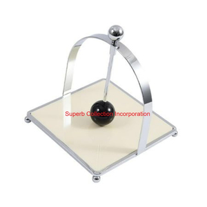 Exclusive Decorative <b>Metal</b> Napkin Holder With <b>Weighted</b> Arm For Dining Table Kitchen Stainless Steel Serviette Dispenser Stand - Product Image 3