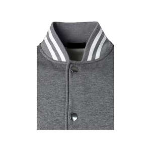 Chaqueta Varsity de Lona para Hombre, Unisex, Casual, con Bloques de Color, Cuello Alto, Botones, Resistente al Viento, Transpirable, Ecológica, Corte Holgado, Otoño - Product Image 6