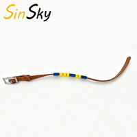 Collier pour chien réglable en PVC SinSky avec lettres, accessoires, vente en gros, ensemble laisse et collier pour chien, lettres en silicone pour collier de chien