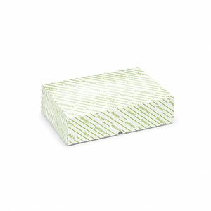 Boîte rectangulaire personnalisée JEFF 15,5x24x7 cm - Matériau recyclé, finition brillante ou mate pour emballage cadeau - Product Image 1