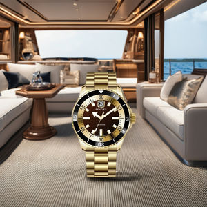 ตัวเรือนนาฬิกาควอทซ์กันน้ำสไตล์พรีเมี่ยมที่ทันสมัยพร้อมสายสแตนเลสและช่องคริสตัลสำหรับให้เป็นของขวัญหรือการจัดเก็บ - Product Image 5