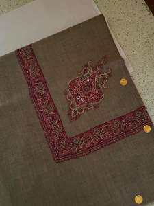 Châle Pashmina Premium comme shahtoosh qualité Turma broderie à la main Kashmiri pour hommes carré Style arabe tête Turban et écharpe - Product Image 2