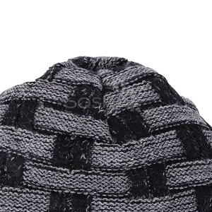 New Arrival Top Selling Premium Quality 100% Wool Jacquard <b>Beanies</b> <b>Hats</b> Solid Color <b>Light</b> Weight Breathable Customizable Adult - Product Image 3