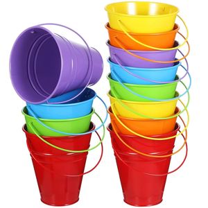 Seau en métal multi-utilisable avec poignée Revêtement en poudre Écologique Moderne pour hôtel Intérieur Jardin Décor Jardinières Jardinières - Product Image 4