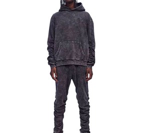 ชุดวอร์มผ้าซักกรดสำหรับผู้ชายชุดออกกำลังกายแบบลำลองน้ำหนักเบาระบายอากาศได้ดีผลิตจากโรงงาน - Product Image 1