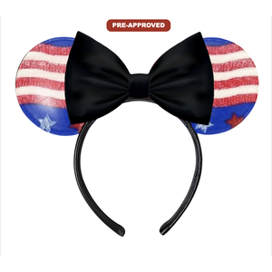 Custom Factory Direct Pre-Approval Design Prismatic Concept <b>Mouse</b> Ears Hair Accessory on a Headband Made-to-Order - Product Image 1