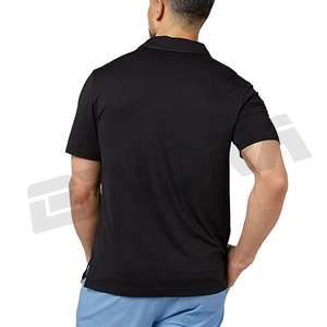 Polo pour hommes de haute qualité avec logo personnalisé en gros polo à manches courtes pour tenue décontractée tissu doux coupe classique - Product Image 5