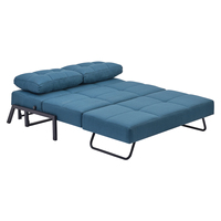Canapé-lit d'angle convertible en velours turc et similicuir, style moderne, confort infini, Haven Solace, pour salon et maison