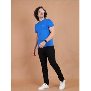 เสื้อยืดแขนครึ่งแขนของผู้ชาย100% ผ้าฝ้ายพรีเมี่ยมลำลองสมาร์ท-ลำลองสวมใส่ในชีวิตประจำวัน260น้ำหนักผ้าแกรม - Product Image 1