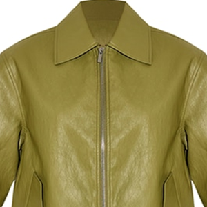 Chaqueta Bomber de Seda Oliva de Alta Calidad, Unisex, Impermeable, para Primavera, Estilo Motociclista, Reversible, con Cierre de Cremallera y Cuello en V - Product Image 6