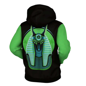 เสื้อฮู้ดแฟชั่นสำหรับผู้ชายพิมพ์ลายพิมพ์ซับลิเมชันโลโก้ - Product Image 3