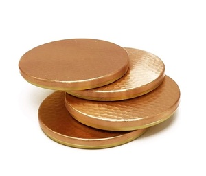 Sous-verres en métal en laiton pour le dessus de table de salle à manger avec sous-verre en laiton fini élégant à des prix abordables - Product Image 2