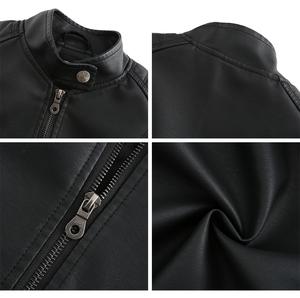 Veste en cuir véritable pour femmes Nouveau design Style Vente en gros Veste en cuir véritable coupe-vent avec fermeture éclair Veste imperméable Vêtements pour femmes - Product Image 4