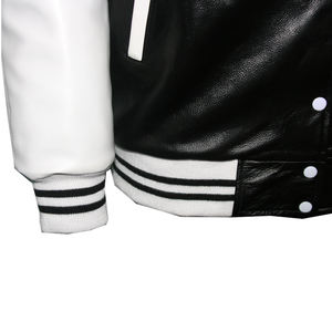 Wholesale Custom Best Quality Men's Varsity Jacket Stand Collar Long Sleeves High Street Letterman Varsity Jacket for <b>Winter</b> - Product Image 4