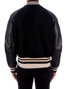 แจ็คเก็ตเบสบอลเปล่าแบบขายส่ง / แจ็คเก็ตวาร์ซิตี้แบบอเมริกัน  รับสกรีนโลโก้ แจ็คเก็ตเลตเตอร์แมนผู้ชาย - Product Image 4