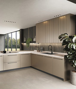 Meubles de cuisine italiens de luxe haut de gamme 100% fabriqués en Italie, designs d'îlots de cuisine modulaires en bois personnalisés - Product Image 1