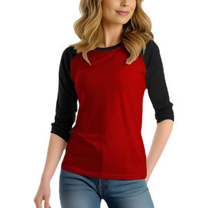Camisetas impresas personalizadas para mujer, tela suave con estilos de moda, venta al por mayor de fábrica, técnicas teñidas lisas - Product Image 1
