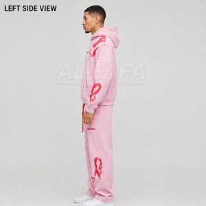 Ensemble de survêtements deux pièces à imprimé en relief, dernier design, style unique, prix abordable - Product Image 2