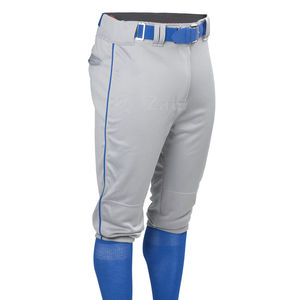 Pantalones Cortos de Béisbol y Sóftbol al por Mayor, Corte Holgado, Largo hasta la Rodilla, Ribete Lateral, Cierre Elástico, Secado Rápido, Transpirable, Tallas Grandes - Product Image 1