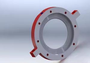 Anneaux filetés en acier inoxydable fabriqués sur mesure équipement lourd industriel fixation applications d'écrou hydraulique fournisseur en vrac - Product Image 2