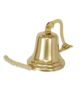 Nautical Brass Polished Boat Bell | Nagina International | Festmessing-Seesignaturglockenglock