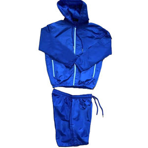 Survêtement coupe-vent respirant pour homme Ensemble court Baggy Loose Fit Sweatsuit Technique imprimée à épaules tombantes pour la saison hivernale - Product Image 5