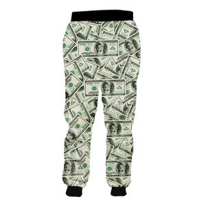 Full Pattern Sublimation Print Pants High Waist <b>Men</b> <b>Slim</b> <b>Fit</b> Stretch <b>Jogger</b> Sweat Pant for Unisex - Product Image 4