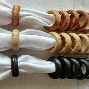 Factory Wholesale <b>Wooden</b> Napkin Buckle Hotel Banquet Tableware Table Napkin <b>Ring</b> - Product Image 4