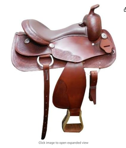 เบาะหนังควายสำหรับเด็กชาวตะวันตกปลอดภัยสำหรับขี่ม้าบนต้นไม้แก้วทำจากไม้ไฟเบอร์ขนาดที่กำหนดได้เอง - Product Image 4