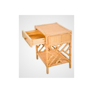 Table d'appoint en rotin Top vente chariot de bar en rotin fait à la main meubles vintage couleur personnalisée fabriquée au Vietnam fabricant - Product Image 1