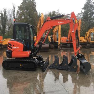 Mini-excavatrice sur chenilles KX057-4 prête à travailler, moteur de haute qualité, engrenage Bosch Rexroth Hydraulics - Garantie 1 an, prix en stock - Product Image 2