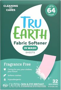 Tru Earth In-Wash Fabric Softener Sheets Fresh Linen – 32 Strips - Product Image 3