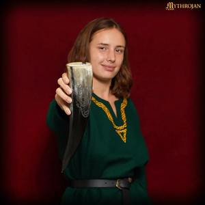 Medieval Viking Drinking Horn <b>Mug</b> <b>for</b> Drinking Beer Wine <b>Men</b> and Women Koi Unique Gift. - Product Image 4