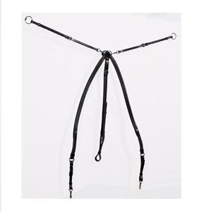 Coraza de cuero de caballo cum Martingale Horse running Martingale accesorios ecuestres - Product Image 1