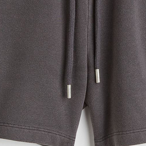 Pantalones cortos de pierna ancha informales de talla grande de algodón 100% de cintura alta para mujer, ropa de calle de verano transpirable, logotipo personalizado, cordón, nuevo diseño - Product Image 4