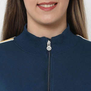 Conjunto Deportivo de Invierno para Mujer de Primera Calidad, Manga Larga, Dos Piezas, 100% Algodón, Talla Grande, con Paneles Decorativos - Product Image 4