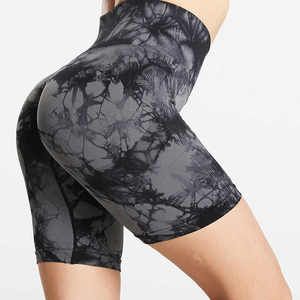 Pantalones cortos deportivos transpirables de secado rápido y alta elasticidad para glúteos, mallas deportivas para gimnasio de cintura media, pantalones cortos de Yoga sin costuras, colores - Product Image 3