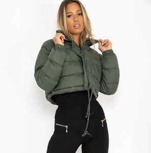 แจ็กเก็ตทรงปลาปักเป้าสำหรับผู้หญิง, ใหม่เสื้อแจ็คเก็ตผ้าใบทำจาก100% โพลีเอสเตอร์ระบายอากาศทันสมัย - Product Image 2