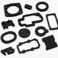 Pièces d'étanchéité OEM en mousse EPDM découpée sur mesure, à cellules fermées, résistantes aux intempéries pour l'étanchéité automobile, de construction et de CVC