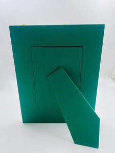 Cadre photo vertical moderne en bois et tissu, fait main, de luxe, collection printemps, brodé et perlé, léger et durable, vente chaude - Product Image 3