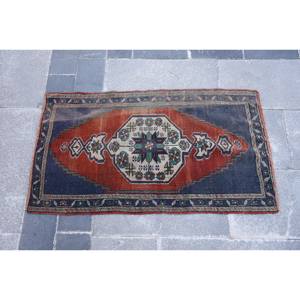 Alfombra clásica turca de área grande tradicional Rojo Negro 2,1 X 3.6ft tejido plano Jacquard técnica 10mm rectángulo pasillo habitación alfombra - Product Image 3