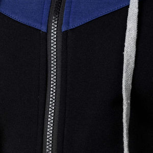 Sweat à capuche d'hiver pour homme - Tissu polaire Mélange polyester/coton Anti-froissement Écologique Séchage rapide Coupe-vent et respirant - Product Image 4