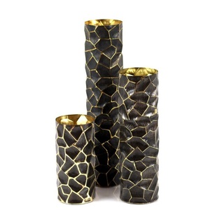 Decorative <b>Flower</b> Vase for Christmas New Tree Texture Design Antique Vase Wedding and Party Decorative <b>Flowers</b> <b>Display</b> Vase - Product Image 5