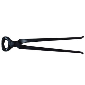 Pince à sabots de qualité supérieure, 10 pouces, en acier au vanadium, outil de maréchal-ferrant, noir, forgé, de qualité vétérinaire, équipement de soin des sabots de cheval - Product Image 5