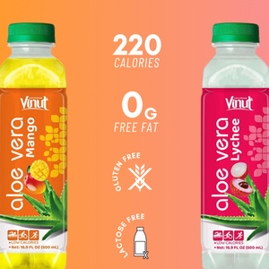 เครื่องดื่มมะพร้าว500มล. น้ำว่านหางจระเข้เข้มข้นแบบดั้งเดิมขวด16.9แบบไม่มีน้ำตาลผลิตฉลากส่วนตัวผลิตจากเวียดนาม - Product Image 2