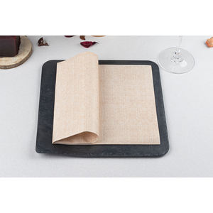 Serviettes en tissu imprimé Capri en terre cuite 40x40cm Bambulux Eco 480 pièces B2B - Product Image 1